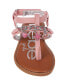 Фото #4 товара Big Girl's Strappy Sandal with Metal Chain and Sea Charms Polyurethane Sandals
