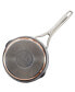 Фото #4 товара Nouvelle Copper Luxe Hard-Anodized Nonstick Straining Saucepan, 3.5-Quart, Onyx