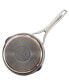 Nouvelle Copper Luxe Hard-Anodized Nonstick Straining Saucepan, 3.5-Quart, Onyx