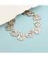 ფოტო #2 პროდუქტის Women's Dented Halo Statement Necklace