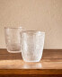 Фото #1 товара Raised design glass tumbler