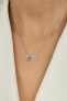Фото #4 товара Delicate Silver Necklace Infinity NCL54W