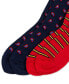ფოტო #2 პროდუქტის Men's 2-Pk. Paisley & Stripes Slack Socks