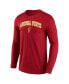 ფოტო #3 პროდუქტის Men's Maroon Arizona State Sun Devils Campus 2.0 Long Sleeve T-shirt