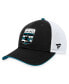 Фото #4 товара Men's Black San Jose Sharks 2023 NHL Draft On Stage Trucker Adjustable Hat