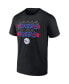 Фото #4 товара Men's Black Philadelphia 76ers Count Hometown Collection T-shirt
