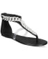 Фото #1 товара Women's Aurora Crystal Chain Flat Sandals