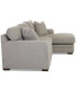 Фото #5 товара CLOSEOUT! Loranna 2-Pc. Fabric Sectional with Chaise, Created for Macy's