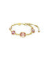 Фото #2 товара Octagon Cut, Pink, Gold-Tone Imber Bracelet