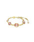 ფოტო #2 პროდუქტის Octagon Cut, Pink, Gold-Tone Imber Bracelet