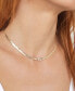 ფოტო #2 პროდუქტის Zodiac Herringbone 18K Gold Plated Necklace