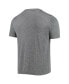 Men's Gray Wisconsin Badgers Slash Stack T-shirt