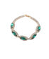 ფოტო #1 პროდუქტის Women's Green Embellished Eye Tennis Bracelet
