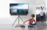 One for All Tripod Universal TV Stand - 165.1 cm (65") - 200 x 100 mm - 400 x 400 mm - 0 - 360° - 360° - Walnut - Grey