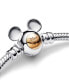 ფოტო #3 პროდუქტის Moments Sterling Silver and 14K Gold-Plated Disney 100th Anniversary Snake Chain Bracelet