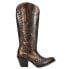 Corral Boots Ld Metallic Snip Toe Cowboy Womens Gold Casual Boots A4215