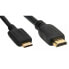 Фото #1 товара InLine HDMI mini cable - High Speed HDMI - AM/CM - gold plated - 2m