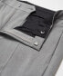 ფოტო #7 პროდუქტის Men's Stretch Fabric Super Slim-Fit Suit Pants