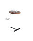 Фото #2 товара Brown Cshaped Side Table, Small Sofa Table For Living Room