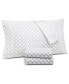 Фото #1 товара 550 Thread Count Printed Cotton 4-Pc. Sheet Set, Queen, Created for Macy's