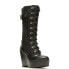 Фото #5 товара Harley-Davidson Celina 10" Lace Wedge D84732 Womens Black Motorcycle Boots