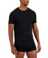 Фото #1 товара Men's 4-Pk. Classic-Fit Solid Cotton Undershirts, Created for Macy's