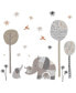 Фото #1 товара Elephant Love Gray Elephants/Trees/Stars Wall Decals/Stickers