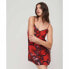 SUPERDRY Printed Slip Cami Sleeveless Short Dress