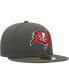 Фото #2 товара Men's Pewter Tampa Bay Buccaneers Lips 59FIFTY Fitted Hat