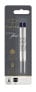 Фото #1 товара Parker 1950372 - Black - Medium - Silver - Ballpoint pen - Blister - 2 pc(s)