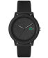 Фото #1 товара Часы Lacoste L1212 Black Silicone Watch
