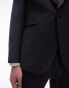 Topman skinny premium wool rich tux jacket in black Черный, Chest 38 Regular - фото #5