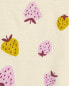 Toddler 4-Piece Floral & Strawberry 100% Snug Fit Cotton Pajamas 5T