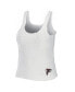 Women's Cream Atlanta Falcons Cozy Scoop Neck Tank Top Pants Sleep Set