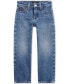 Toddler and Little Girls High-Rise Straight Fit Jeans