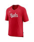 Men's Red Cincinnati Reds Authentic Collection Pregame Raglan Performance V-Neck T-shirt