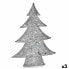 Decorative Figure Christmas Tree Metal Silver 12 x 59,5 x 48,5 cm (3 Units)