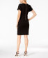 Tulip-Sleeve Sheath Dress