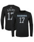 Фото #1 товара Big Boys Davante Adams Black Las Vegas Raiders Mainliner Player Name and Number Long Sleeve T-shirt