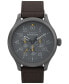 Фото #1 товара Men's Expedition Field Quartz Analog Brown material Strap 43mm Round Watch