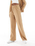 Vero Moda Tall textured jersey trouser co-ord in beige