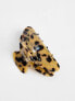 Фото #5 товара Accessorize tortoiseshell stud claw clip in brown