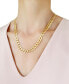 Фото #2 товара 30" Open Curb Link Chain Necklace (8mm) in Solid 10k Gold