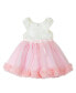 ფოტო #2 პროდუქტის Baby Girls Satin Birthday Cupcake Applique Dress