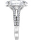 ფოტო #4 პროდუქტის Certified Lab Grown Diamond Oval Solitaire Plus Engagement Ring (7-1/2 ct. t.w.) in 14k Gold
