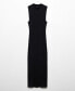 Фото #4 товара Women's Opening Detail Ribbed Knit Dress