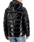 Фото #2 товара Men's Holographic Hooded Puffer Jacket