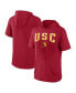 Фото #1 товара Men's Cardinal USC Trojans Outline Lower Arch Hoodie T-shirt