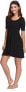 Body Glove Womens 168660 Marcella Rib Knit Cover Up Dress Neck Strap Size S