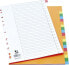 Фото #2 товара Канцелярский товар для школы Q-Connect Прозрачные разделители, PP, формата A4, 225x297 мм, 20 листов, разноцветные